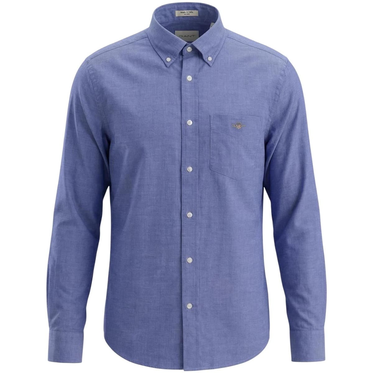 Men's Shirts Gant Blue