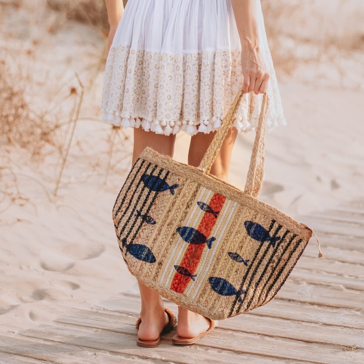 Women's Tote Bags Isla Bonita By Sigris Beige