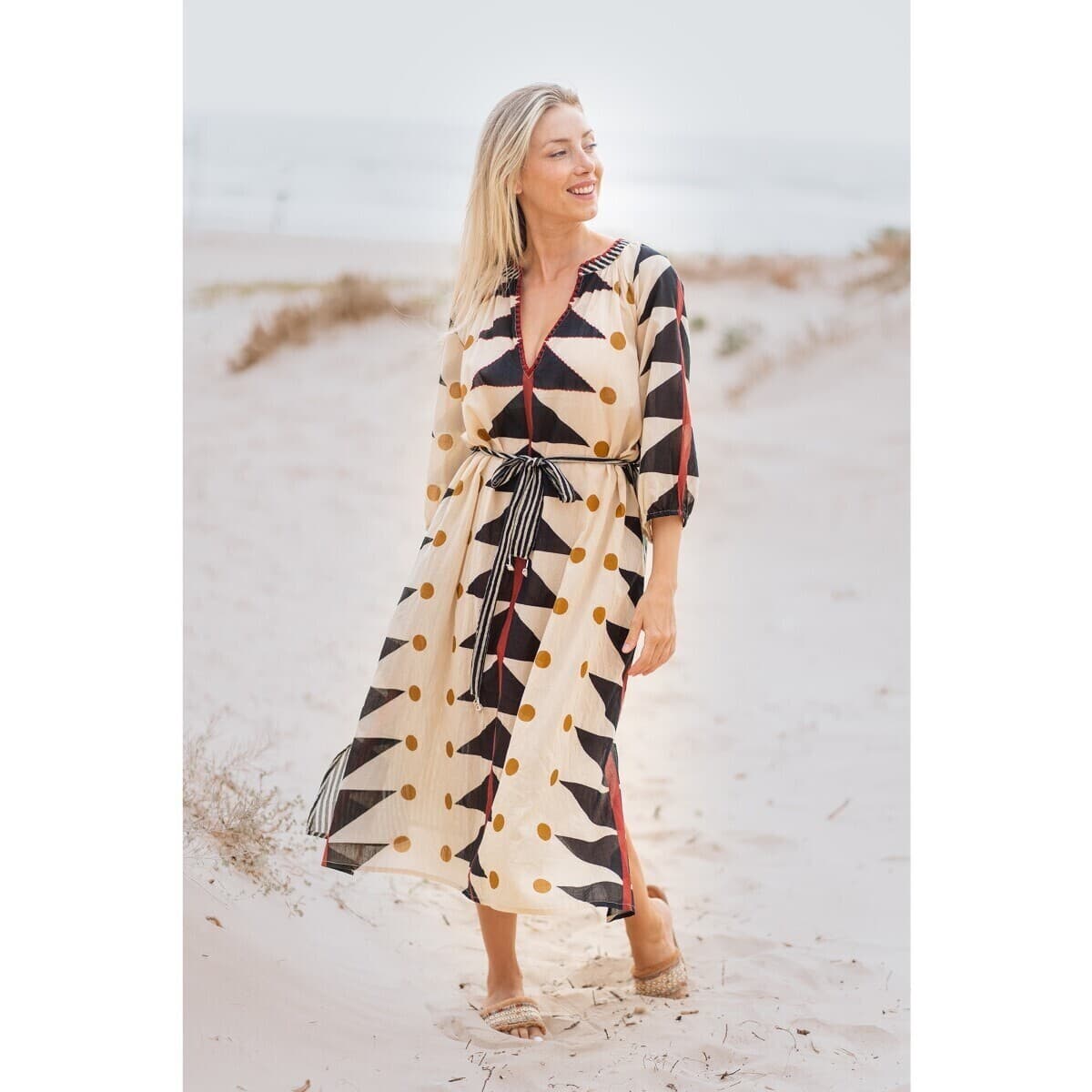 Women's Dresses Isla Bonita By Sigris Beige