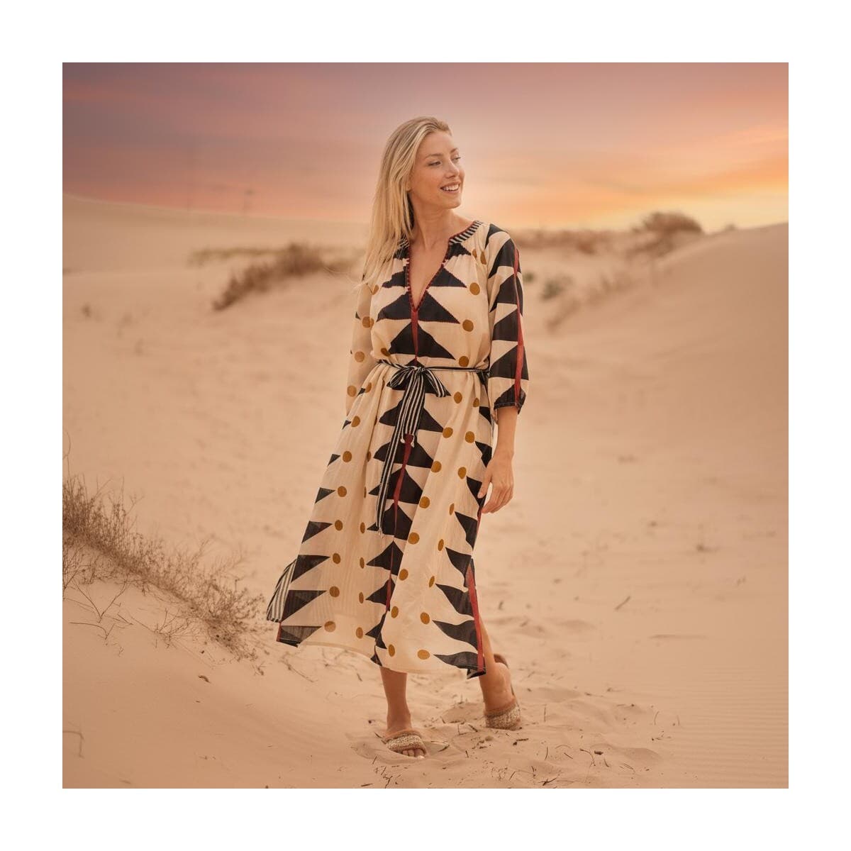 Women's Dresses Isla Bonita By Sigris Beige