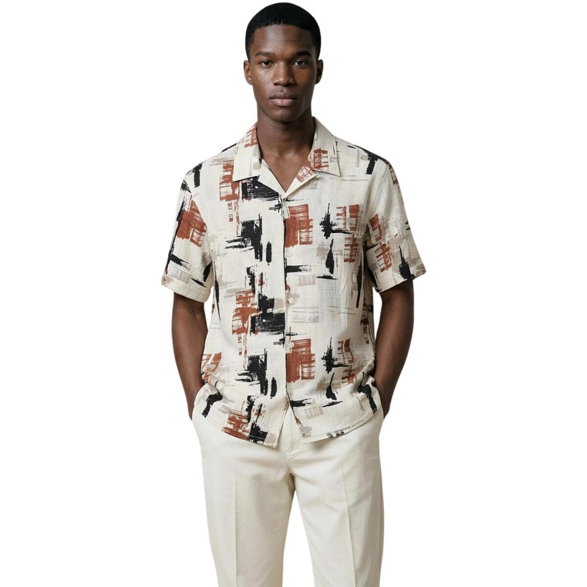 Men's Shirts Antony Morato Beige