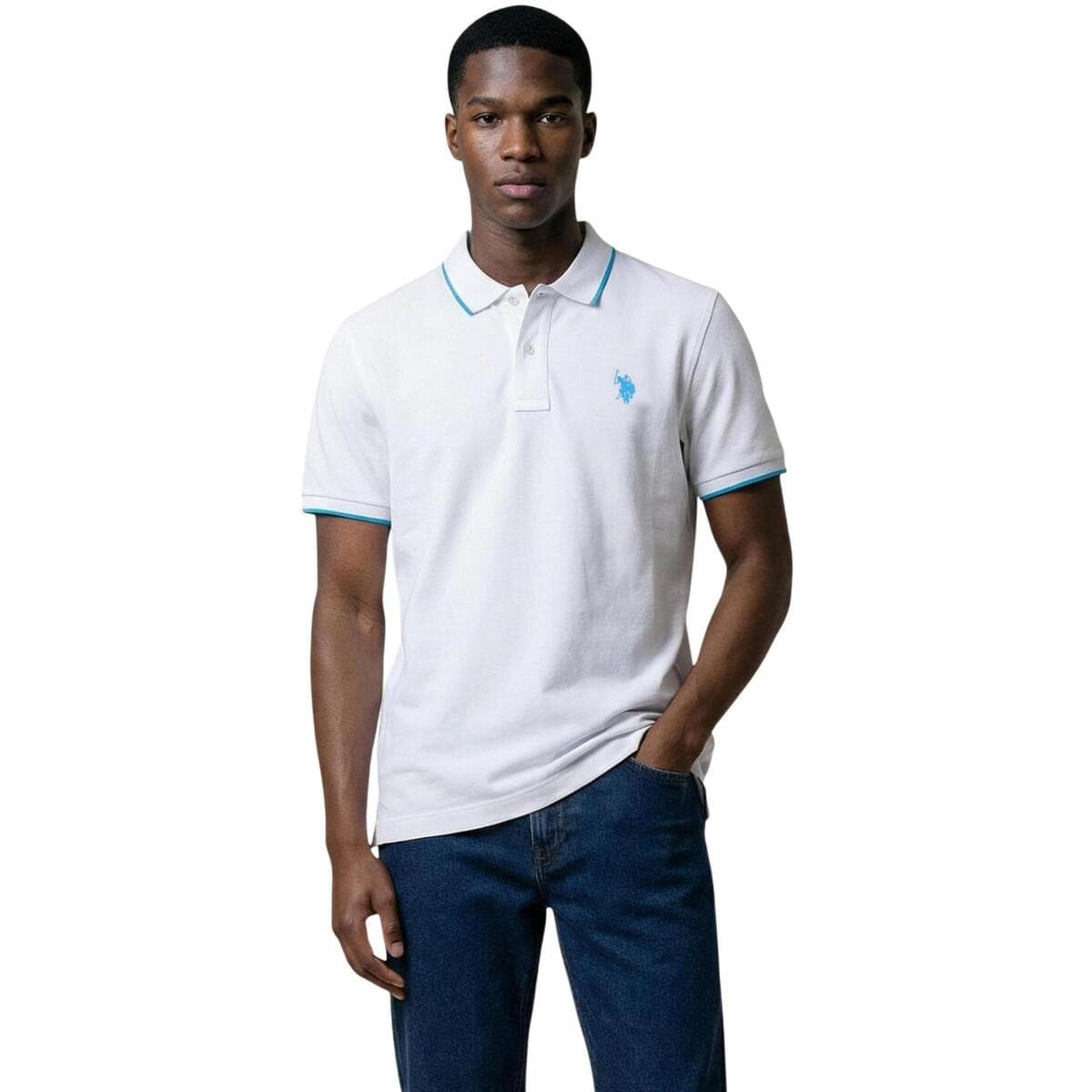 Men's Polo Shirts U.S Polo Assn. White