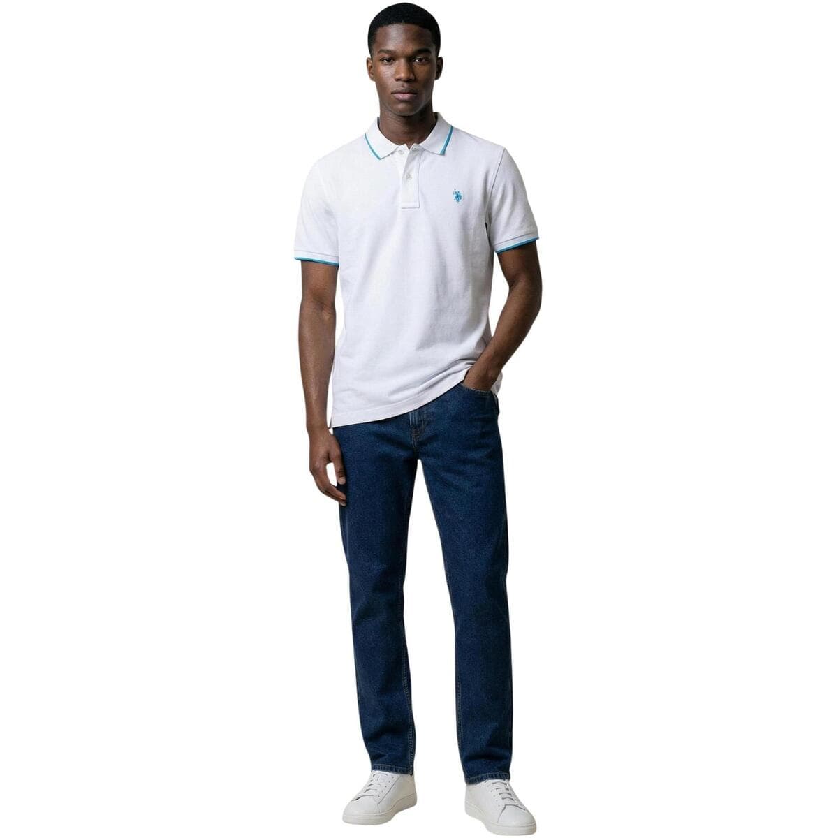 Men's Polo Shirts U.S Polo Assn. White