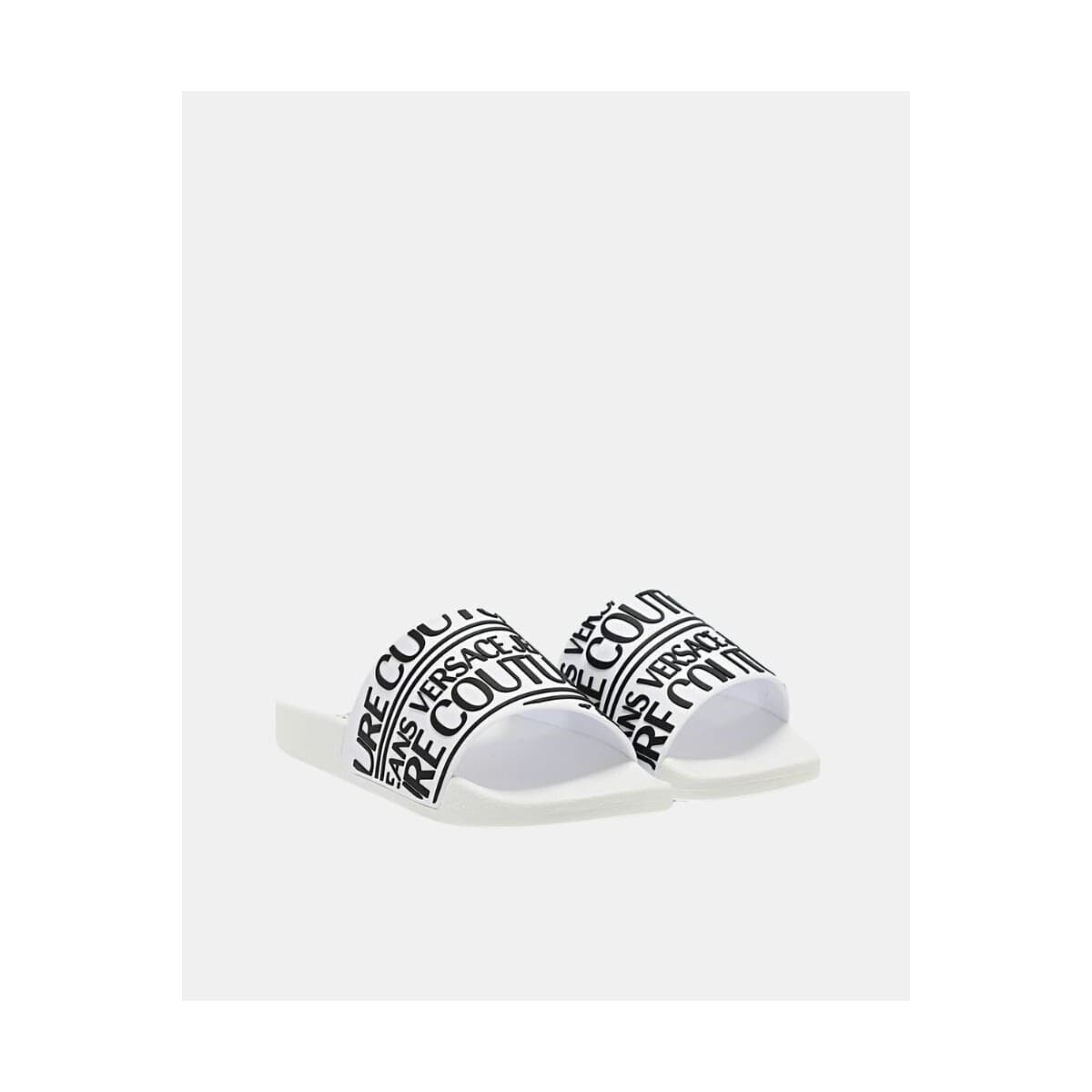 Men's Flip Flops Versace White