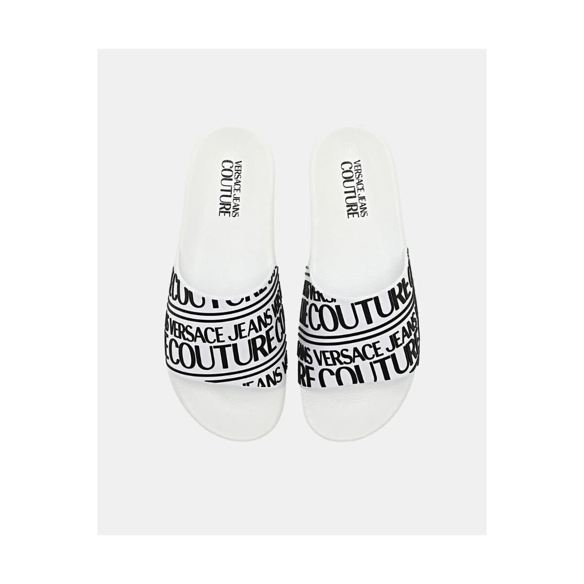 Men's Flip Flops Versace White