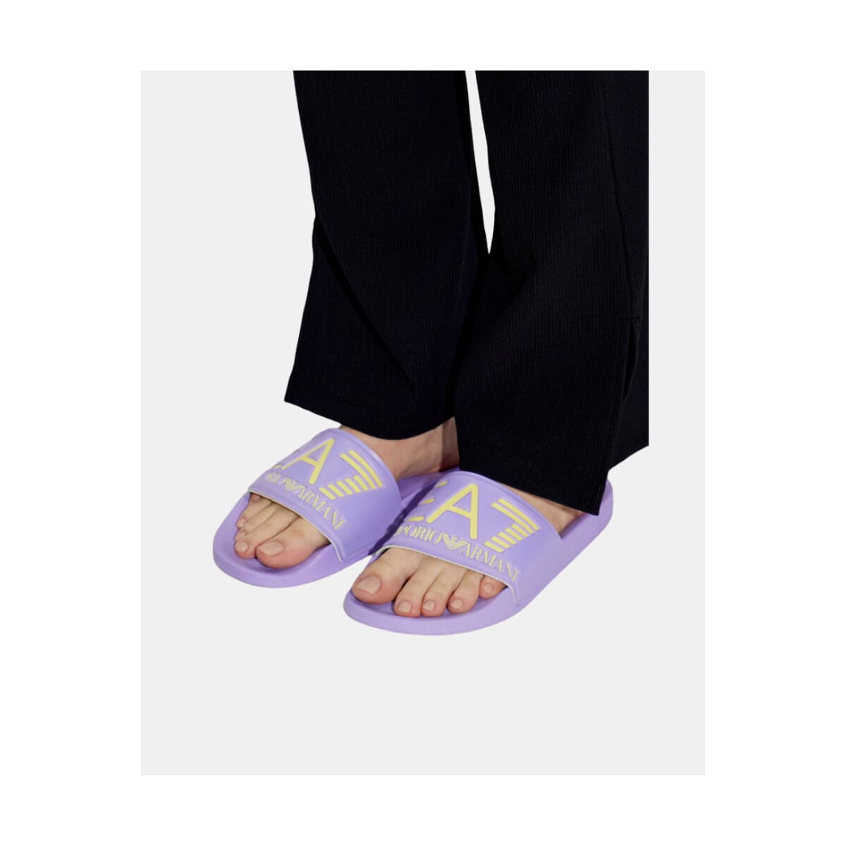 Women's Flip Flops EA7 Purple