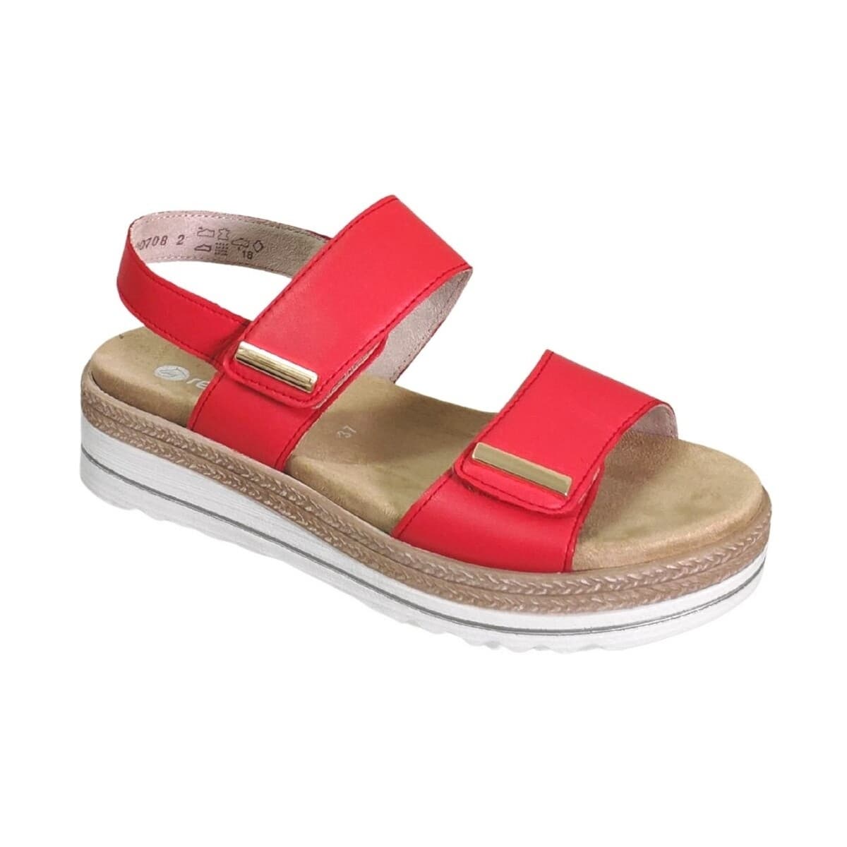 Women's Platforms Remonte Red
