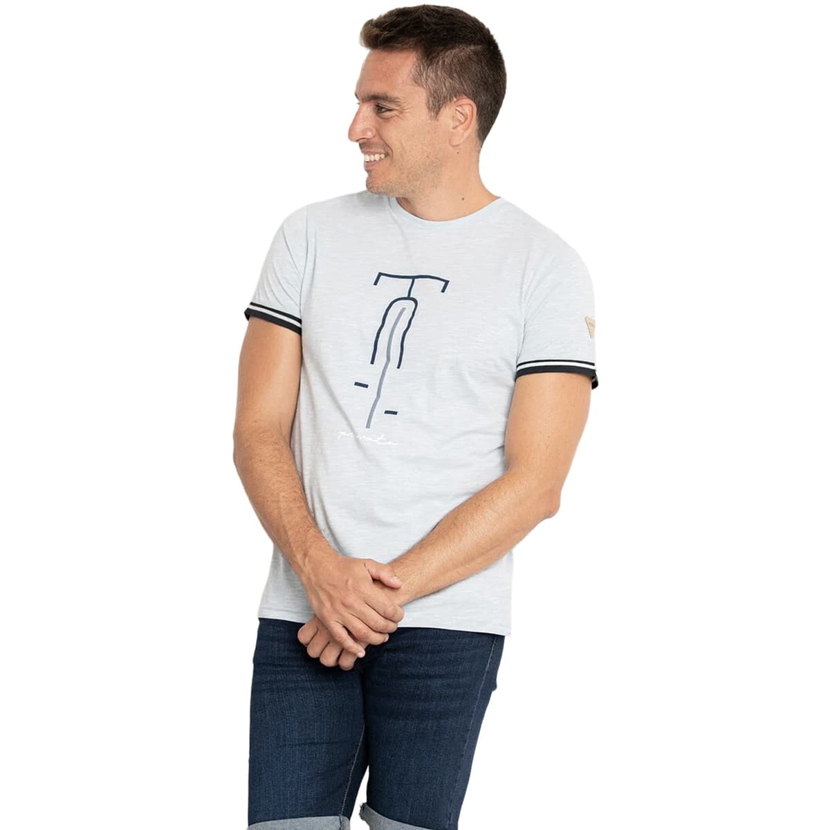 Men's T-Shirts Privata Blue