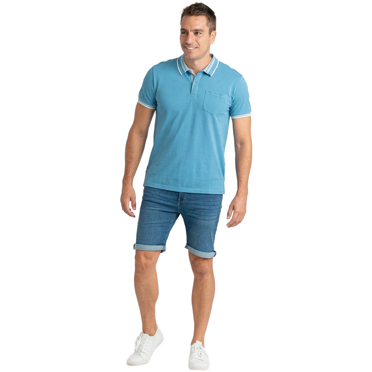 Men's Polo Shirts Privata Blue