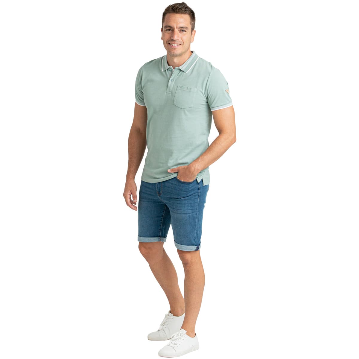 Men's Polo Shirts Privata Green