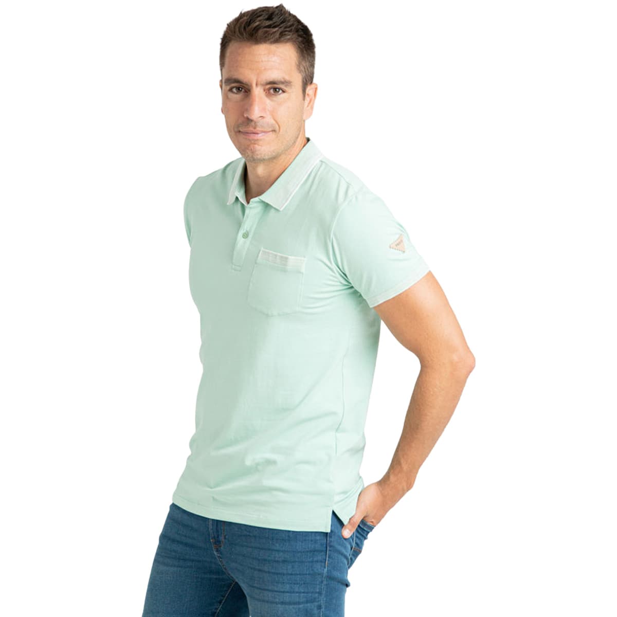 Men's Polo Shirts Privata Green