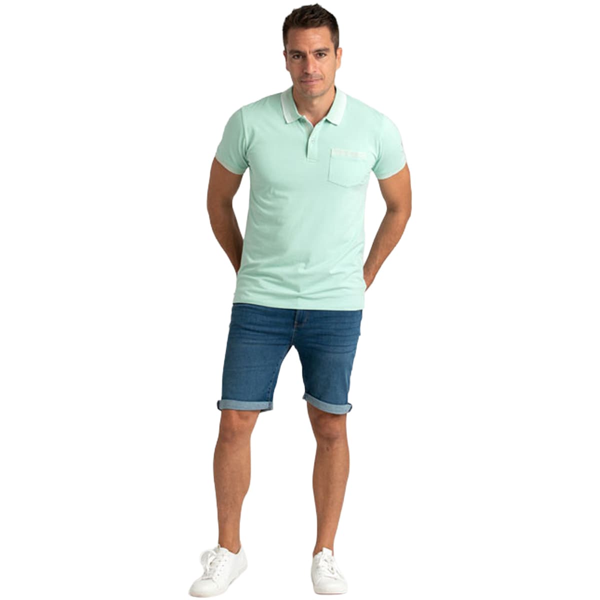 Men's Polo Shirts Privata Green