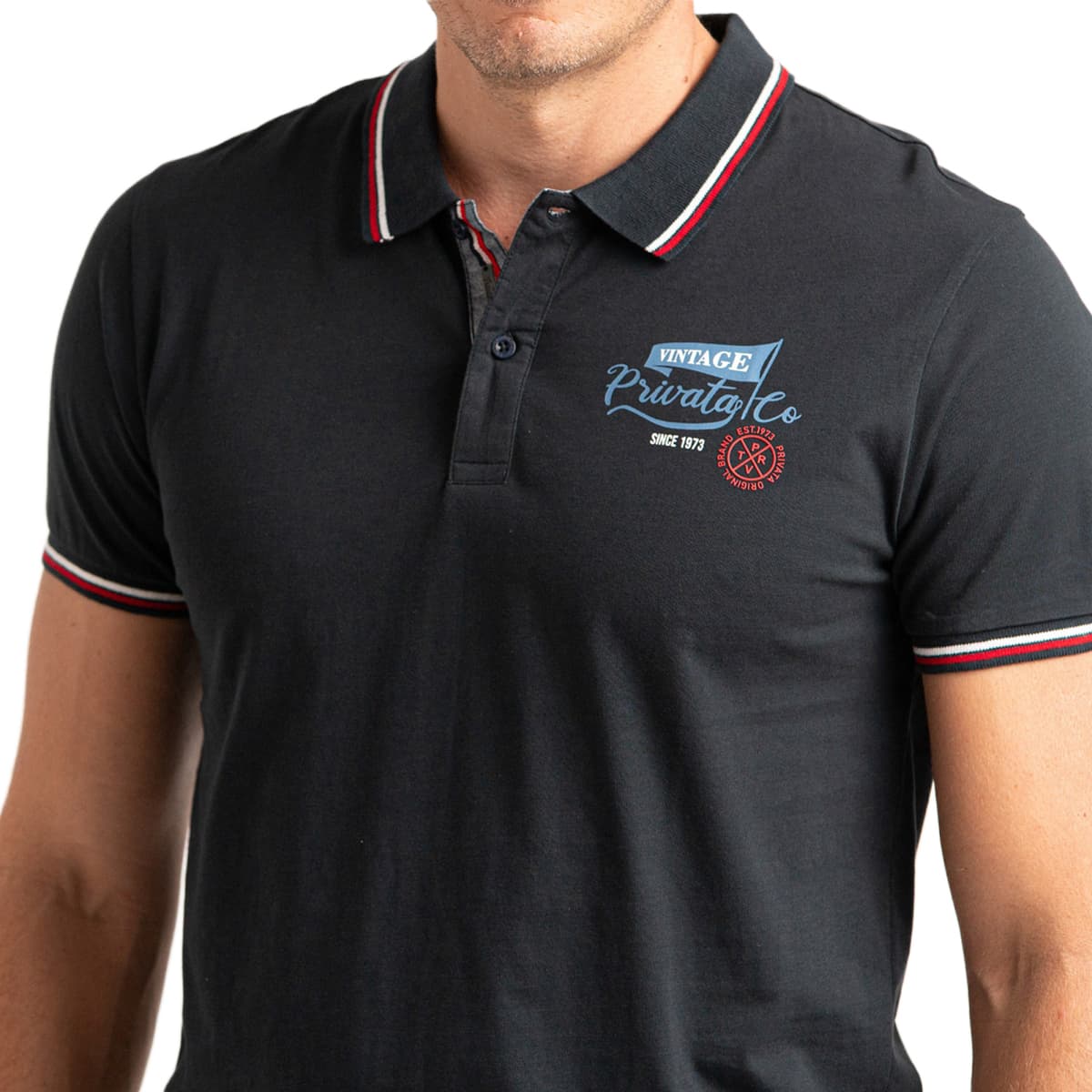 Men's Polo Shirts Privata Blue