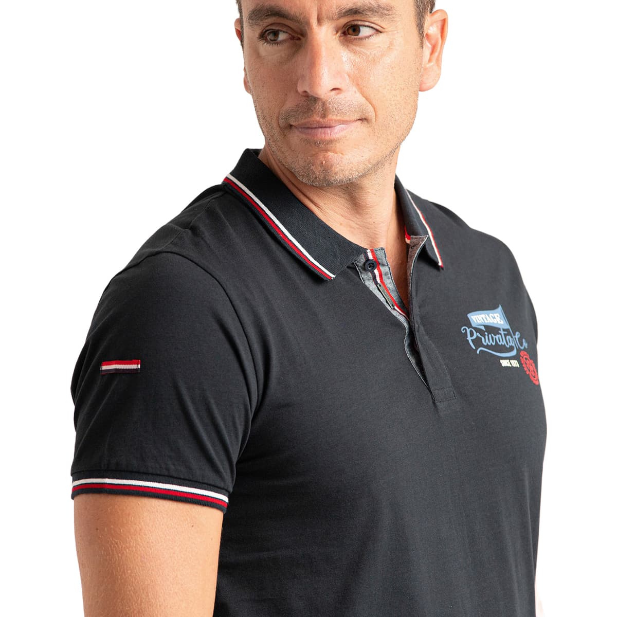 Men's Polo Shirts Privata Blue