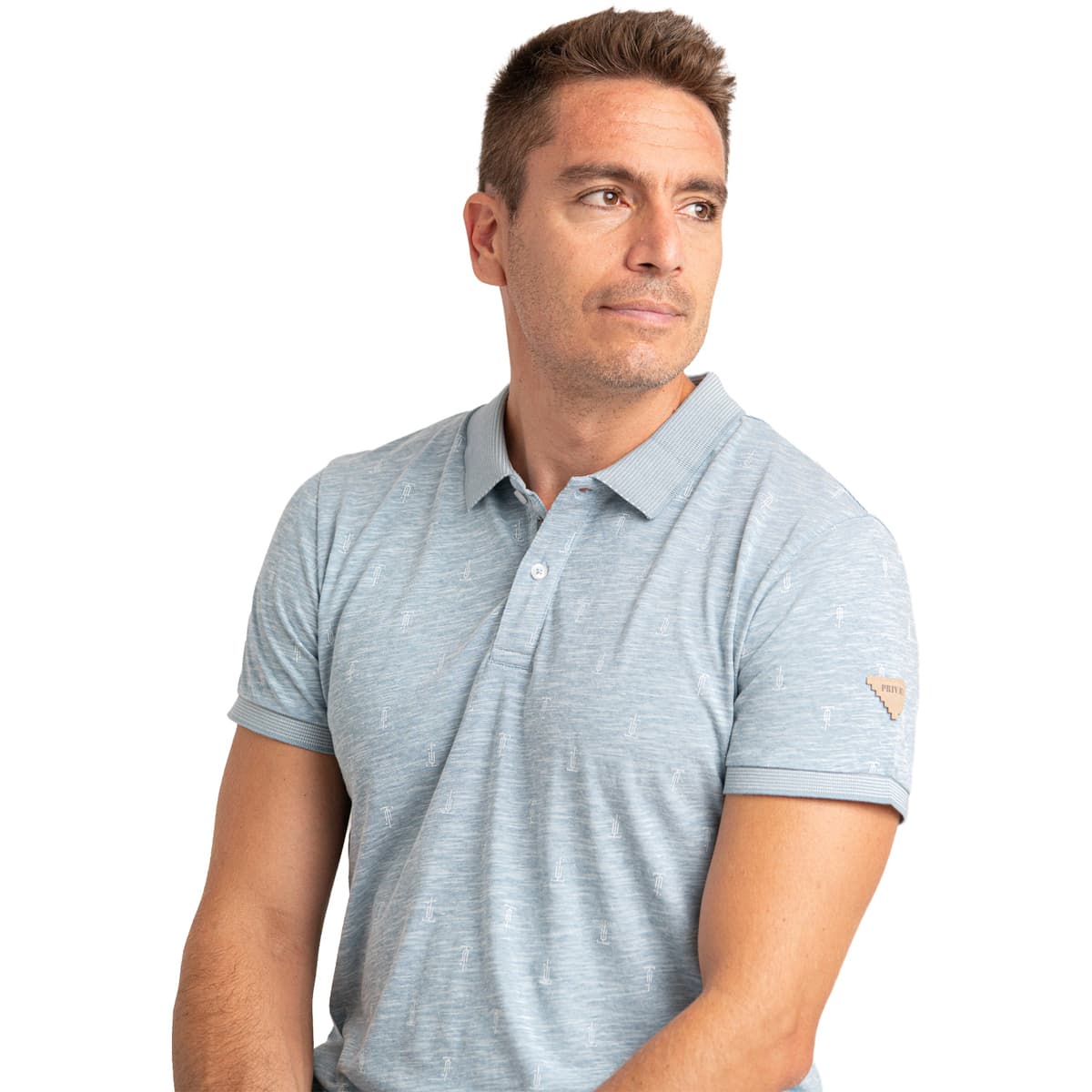Men's Polo Shirts Privata Blue
