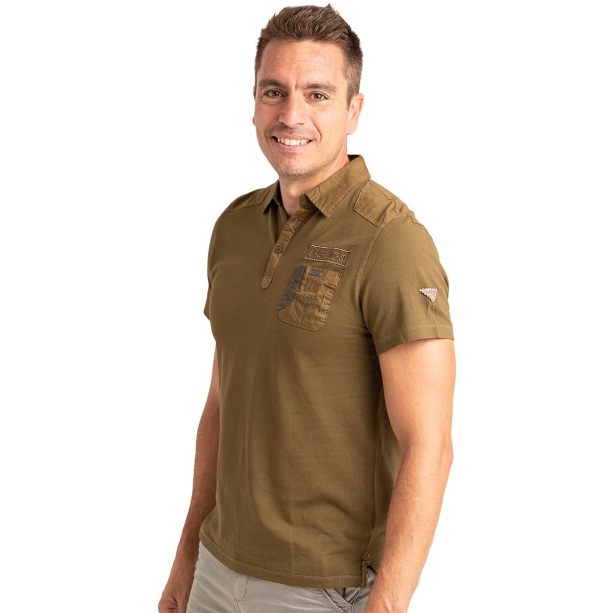 Men's Polo Shirts Privata Khaki