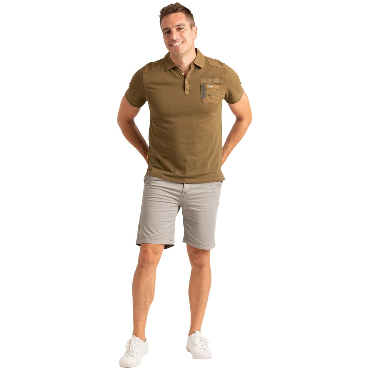 Men's Polo Shirts Privata Khaki