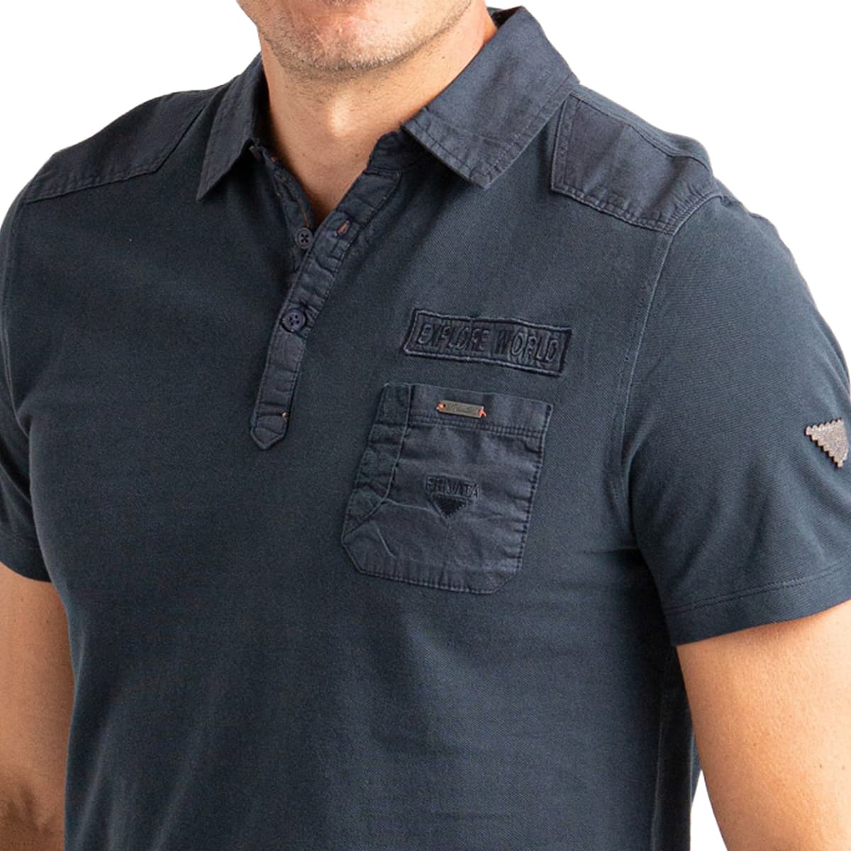 Men's Polo Shirts Privata Blue