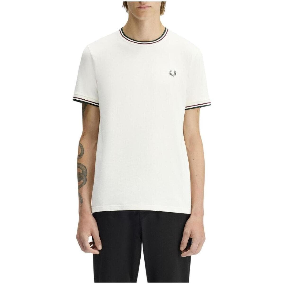 Men's T-Shirts Fred Perry Beige