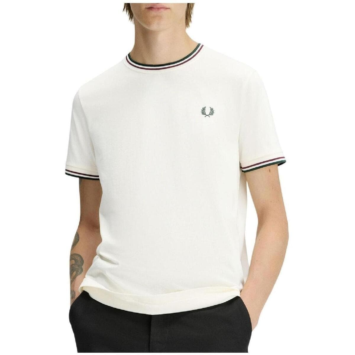 Men's T-Shirts Fred Perry Beige