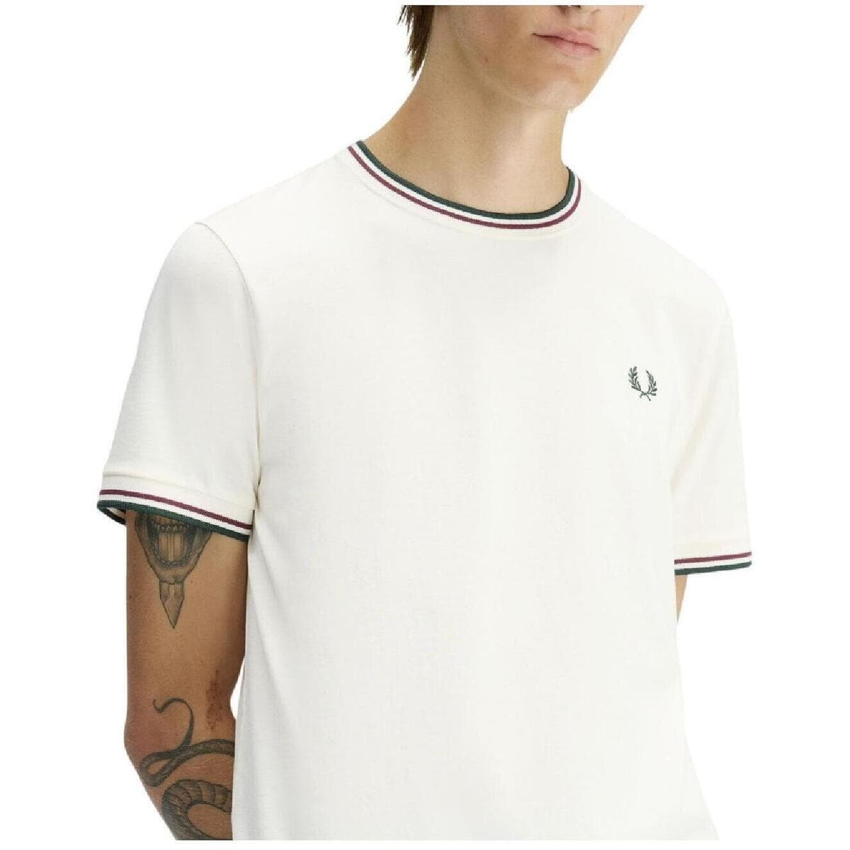 Men's T-Shirts Fred Perry Beige