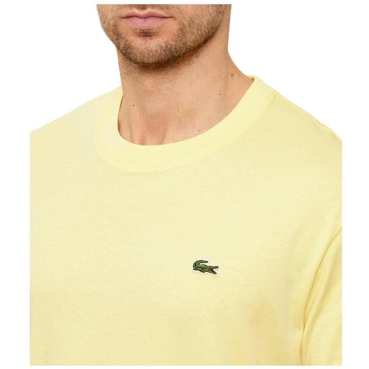 Men's T-Shirts Lacoste Yellow