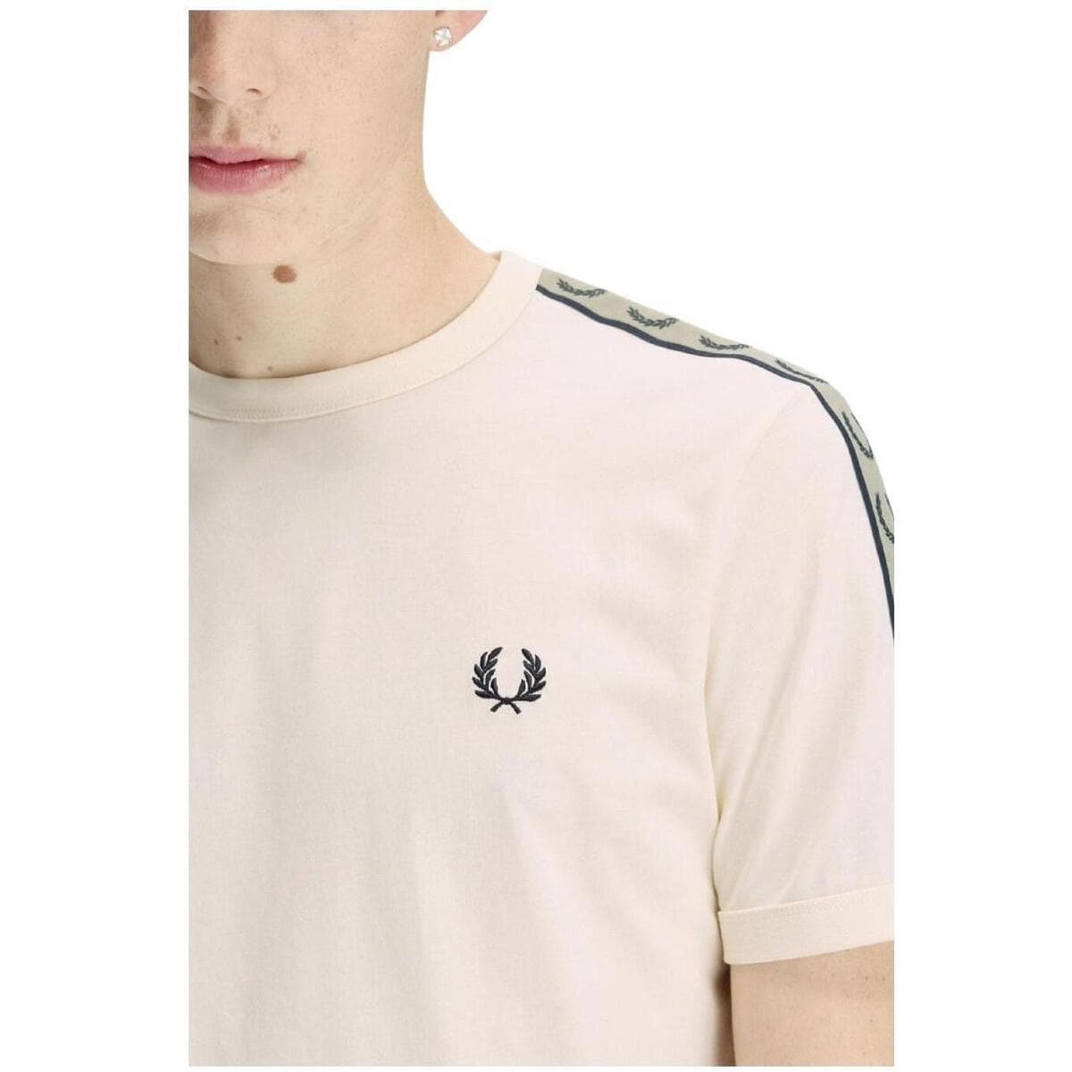 Men's T-Shirts Fred Perry Beige