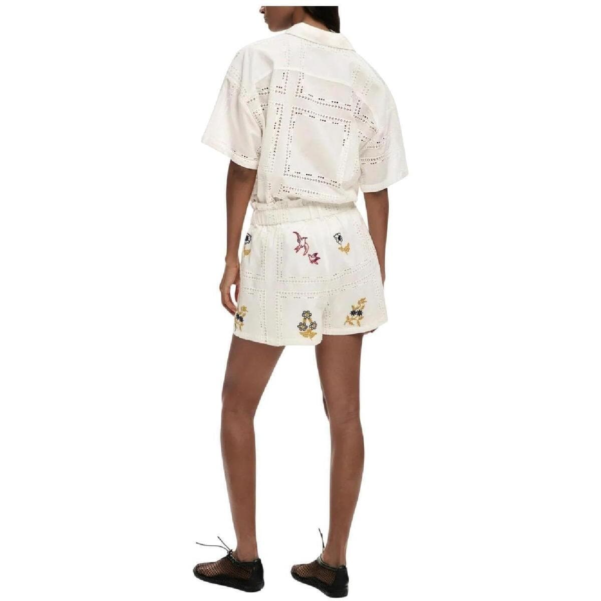 Women's Shorts Desigual White