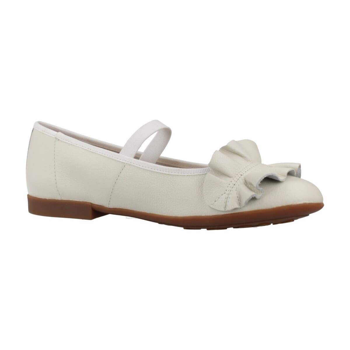 Girls' Dress Shoes Geox White