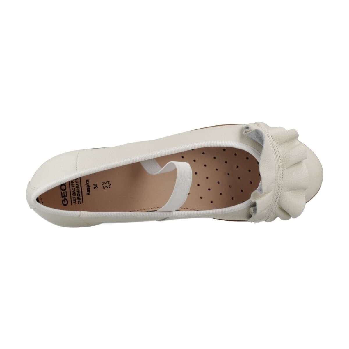Girls' Dress Shoes Geox White