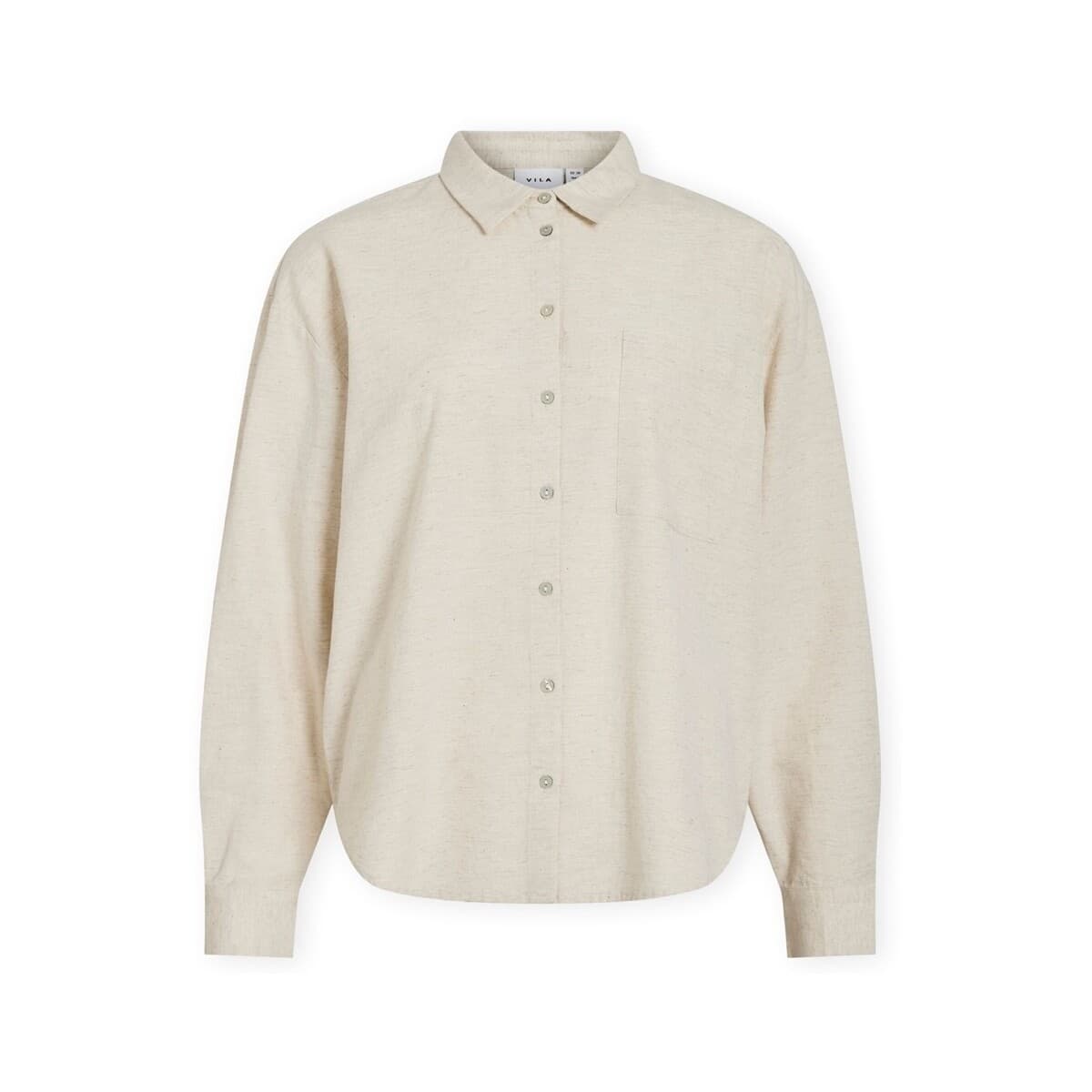 Πουκάμισα Vila Noos Prisilla Loose Shirt - Olivine