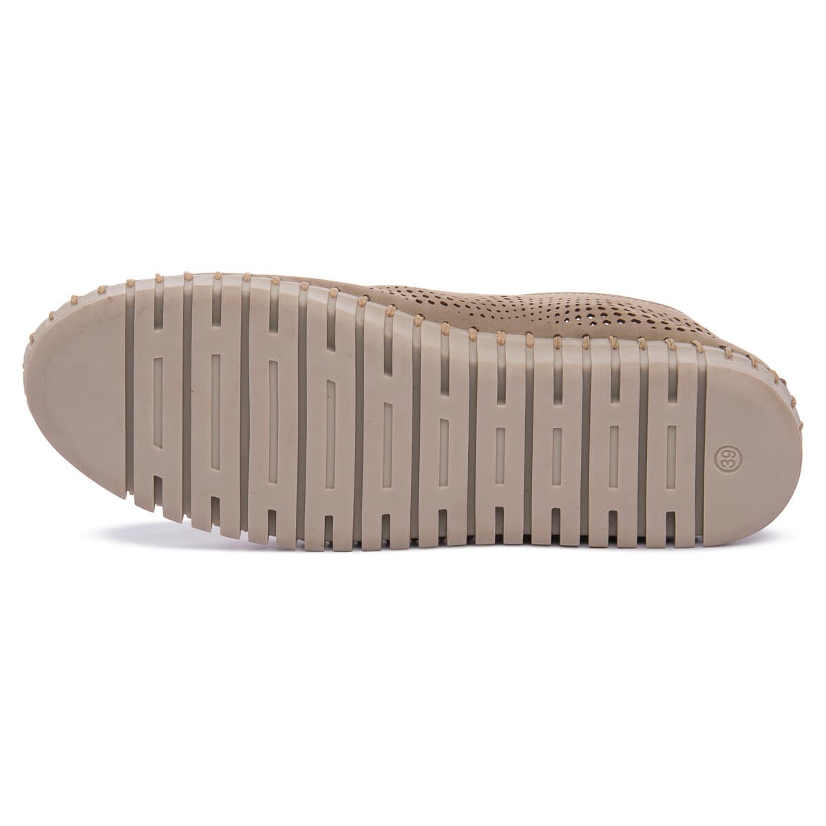 Women's Ballet Flats Frau Beige