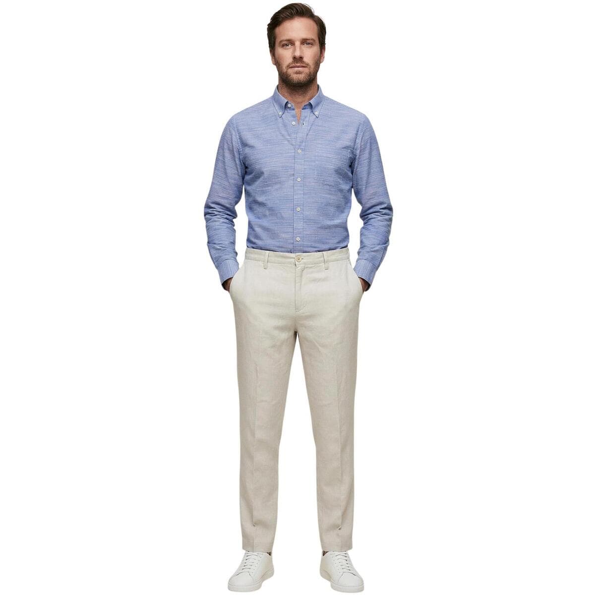 Men's Pants Borghese White