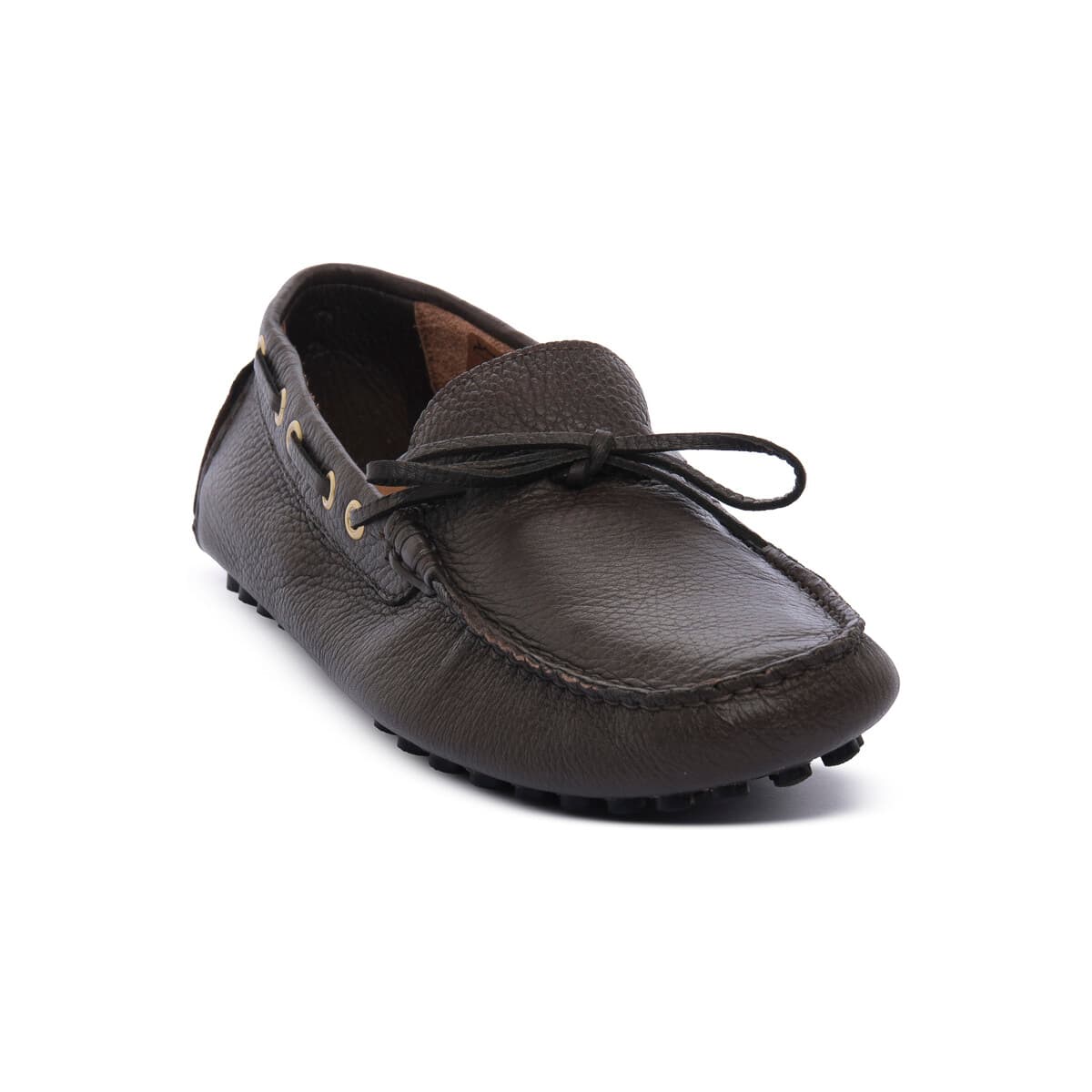 Μοκασσίνια Antica Cuoieria SOFTY BOTTOLATO MORO