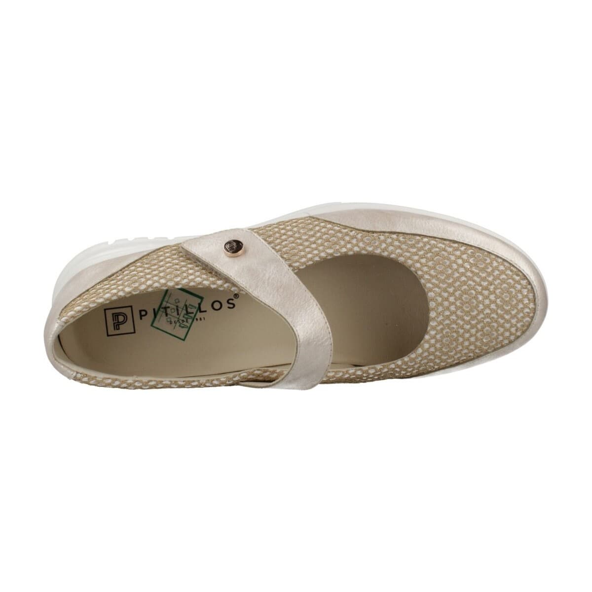 Women's Ballet Flats Pitillos Gold