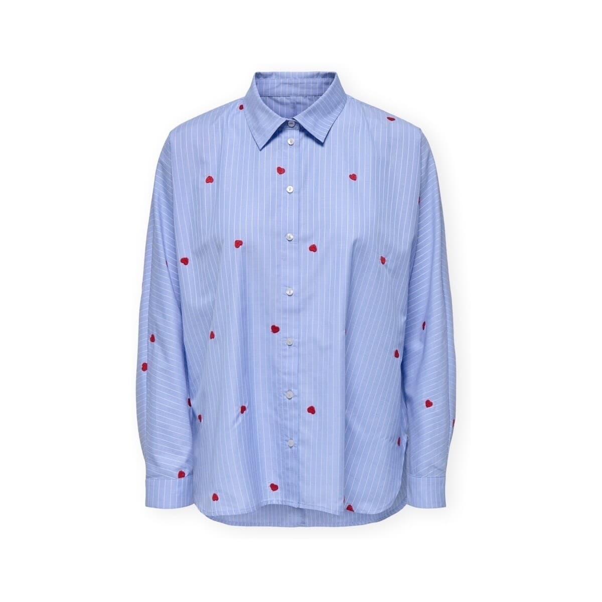 Πουκάμισα Only Noos New Lina Grace Shirt - Moonlight Blue/Stripe