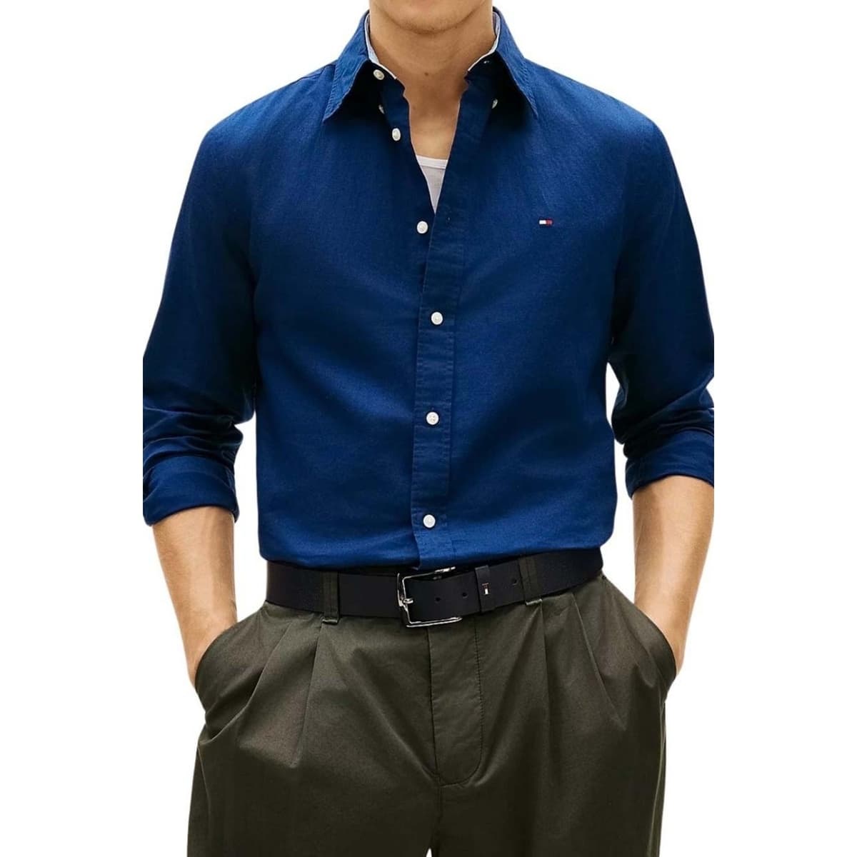 Men's Shirts Tommy Hilfiger Blue