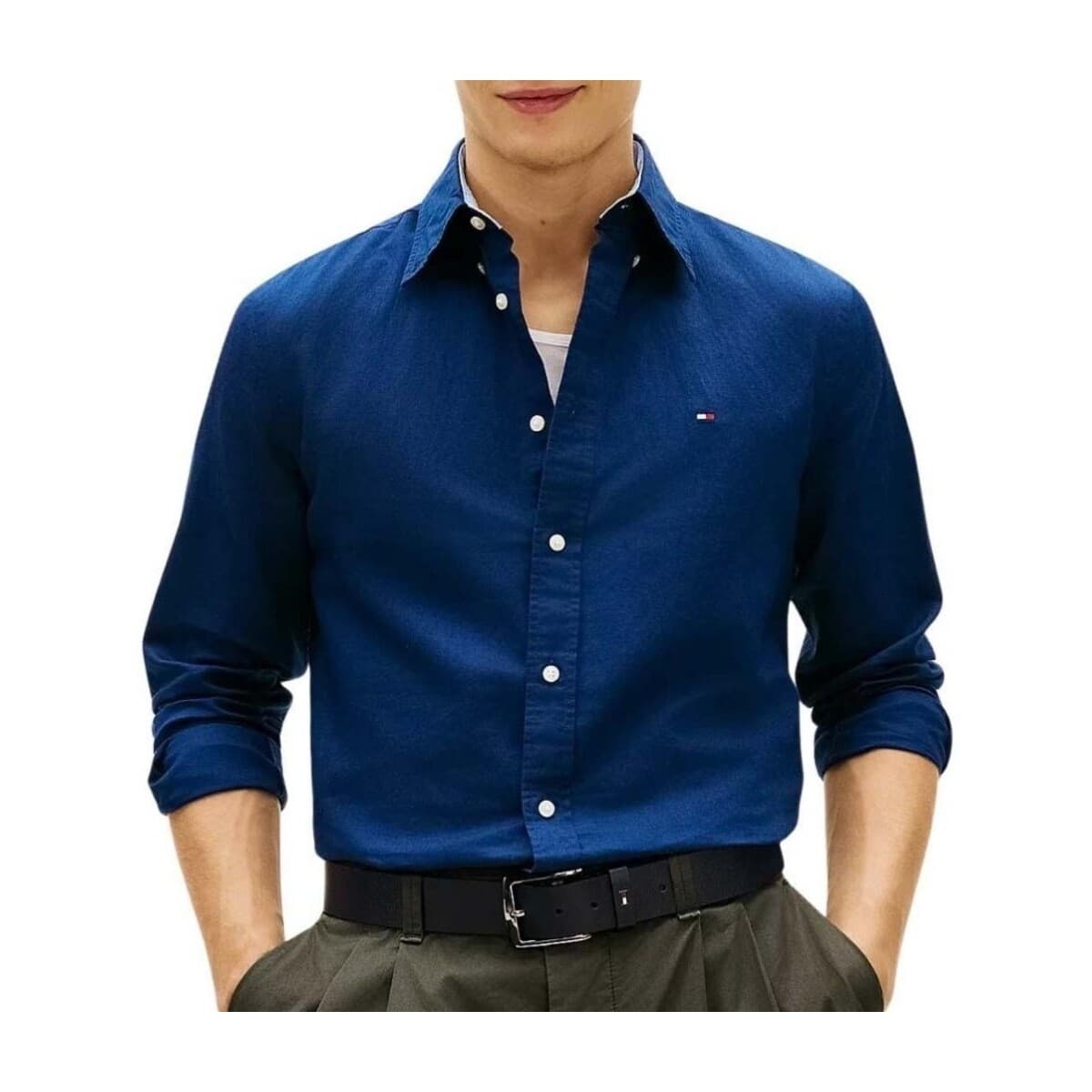 Men's Shirts Tommy Hilfiger Blue