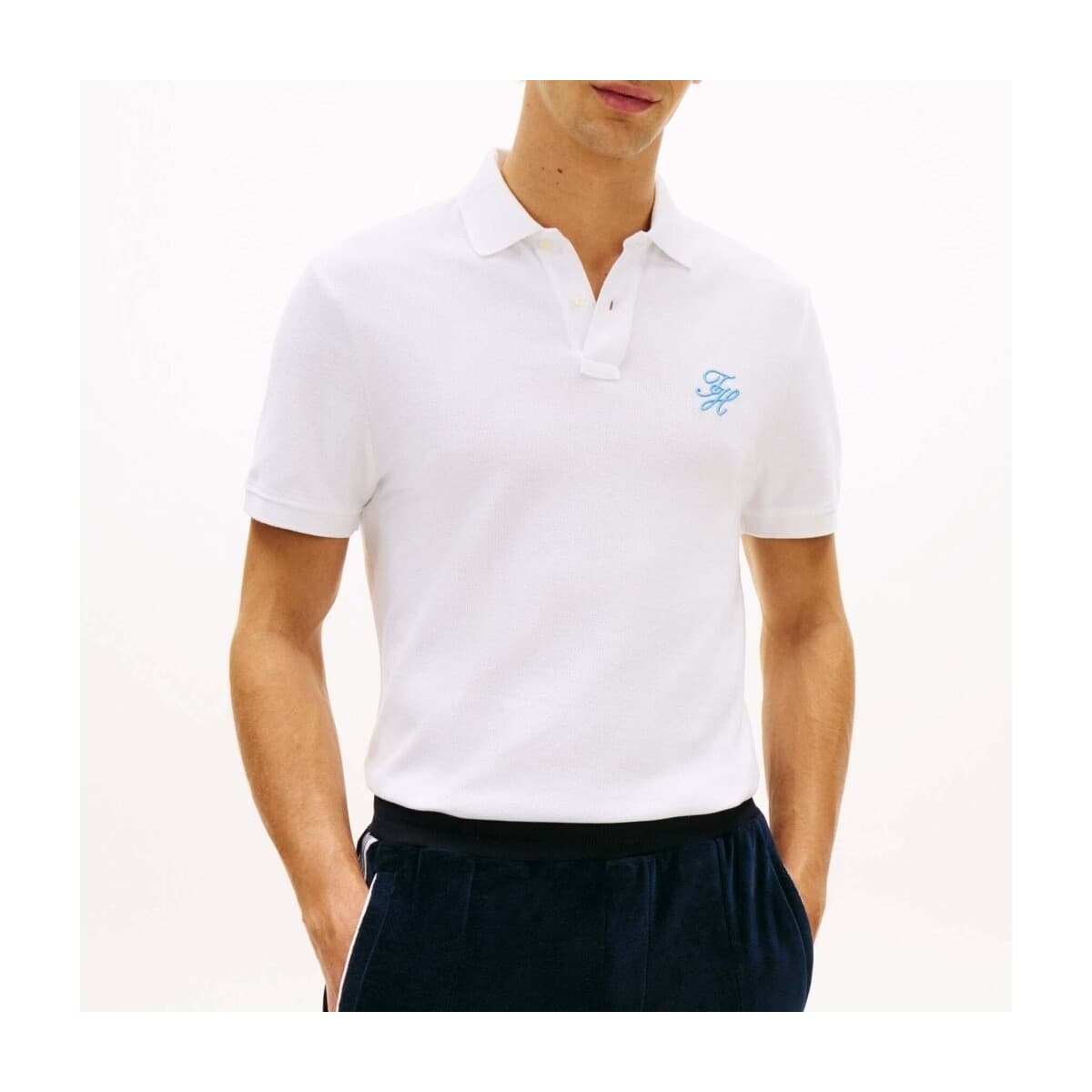Men's Polo Shirts Tommy Hilfiger White