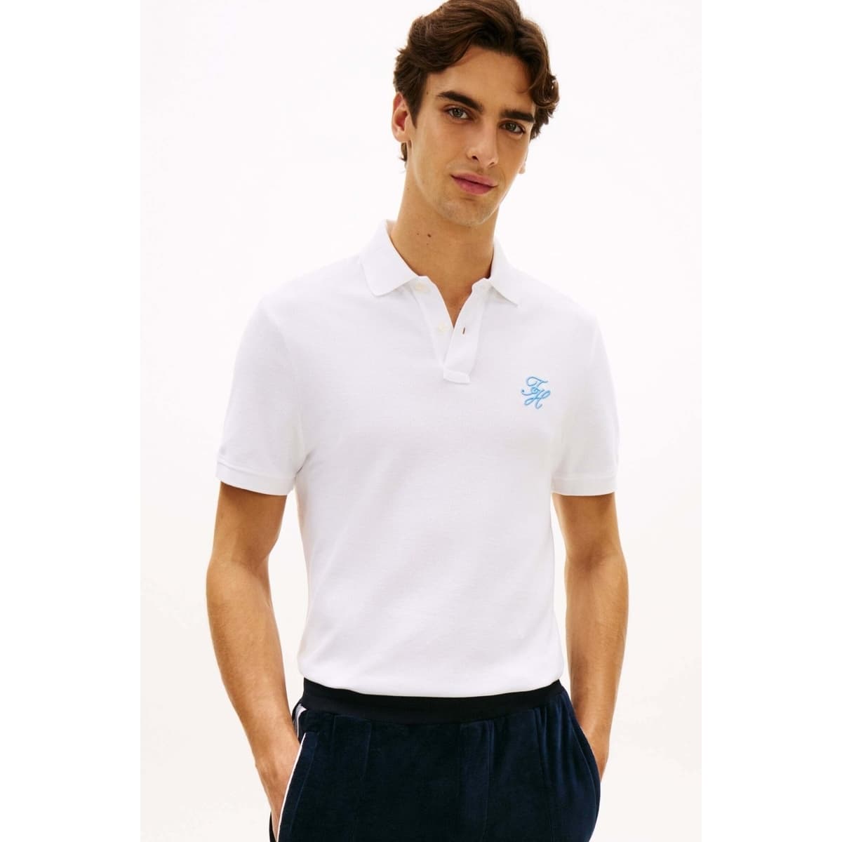 Men's Polo Shirts Tommy Hilfiger White
