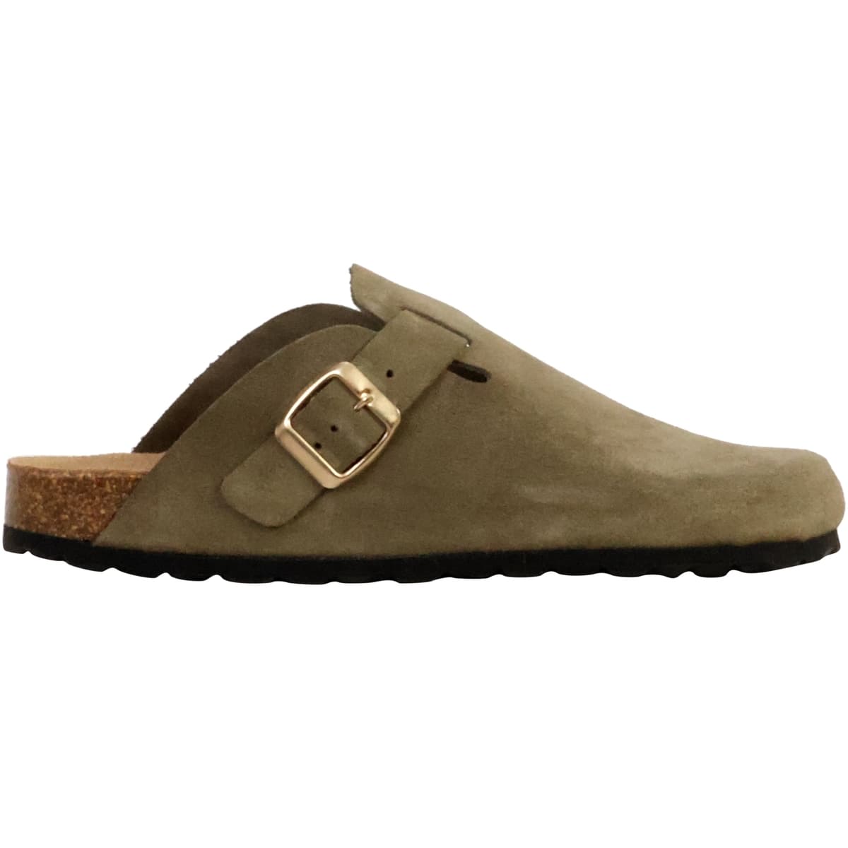 Women's Mules The Divine Factory Khaki