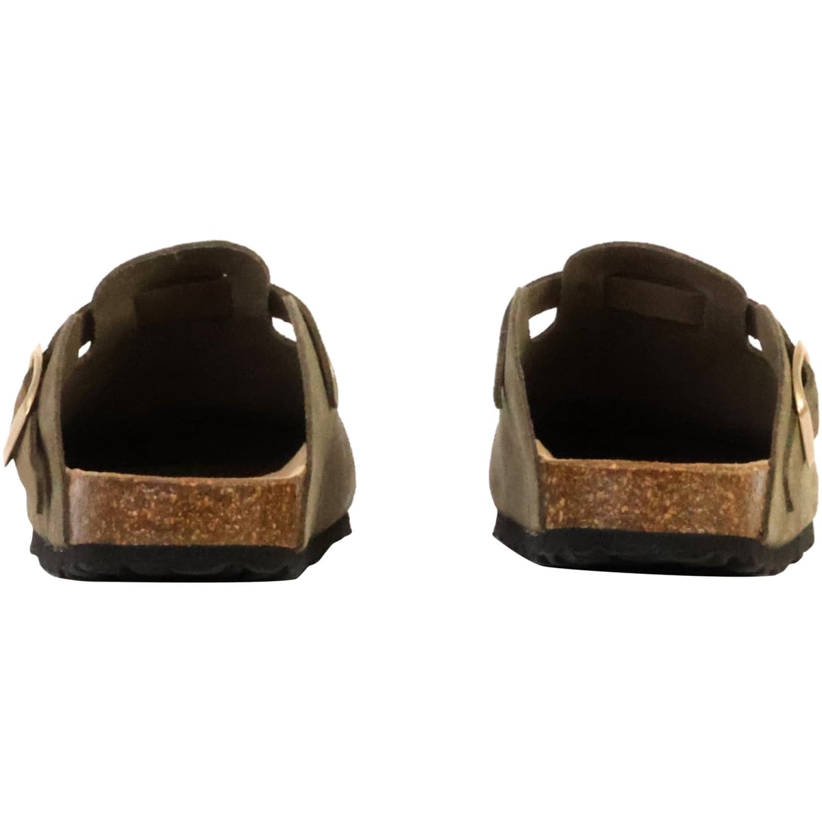 Women's Mules The Divine Factory Khaki