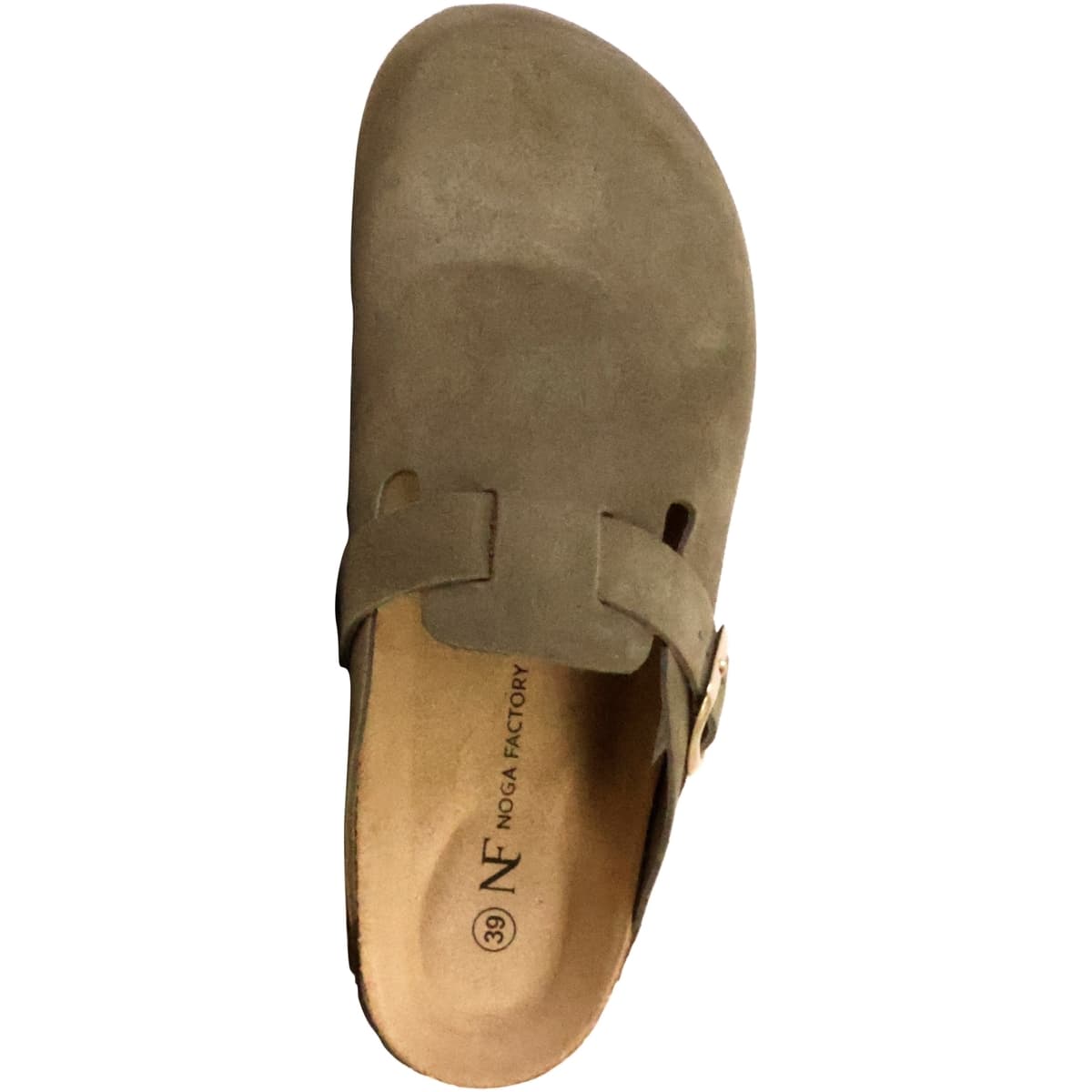 Women's Mules The Divine Factory Khaki