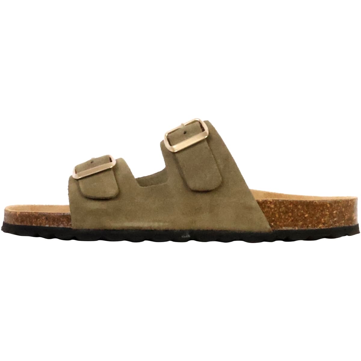 Women's Mules The Divine Factory Khaki