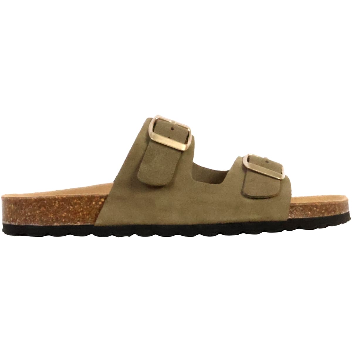 Women's Mules The Divine Factory Khaki