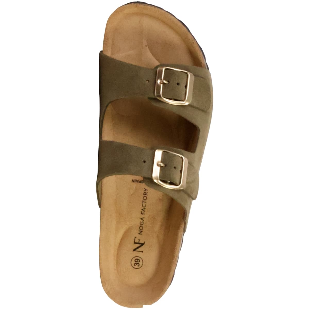 Women's Mules The Divine Factory Khaki