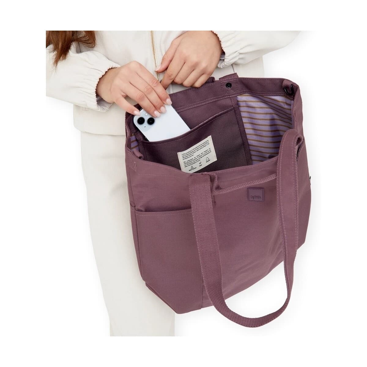 Women's Tote Bags Lefrik Bordeaux