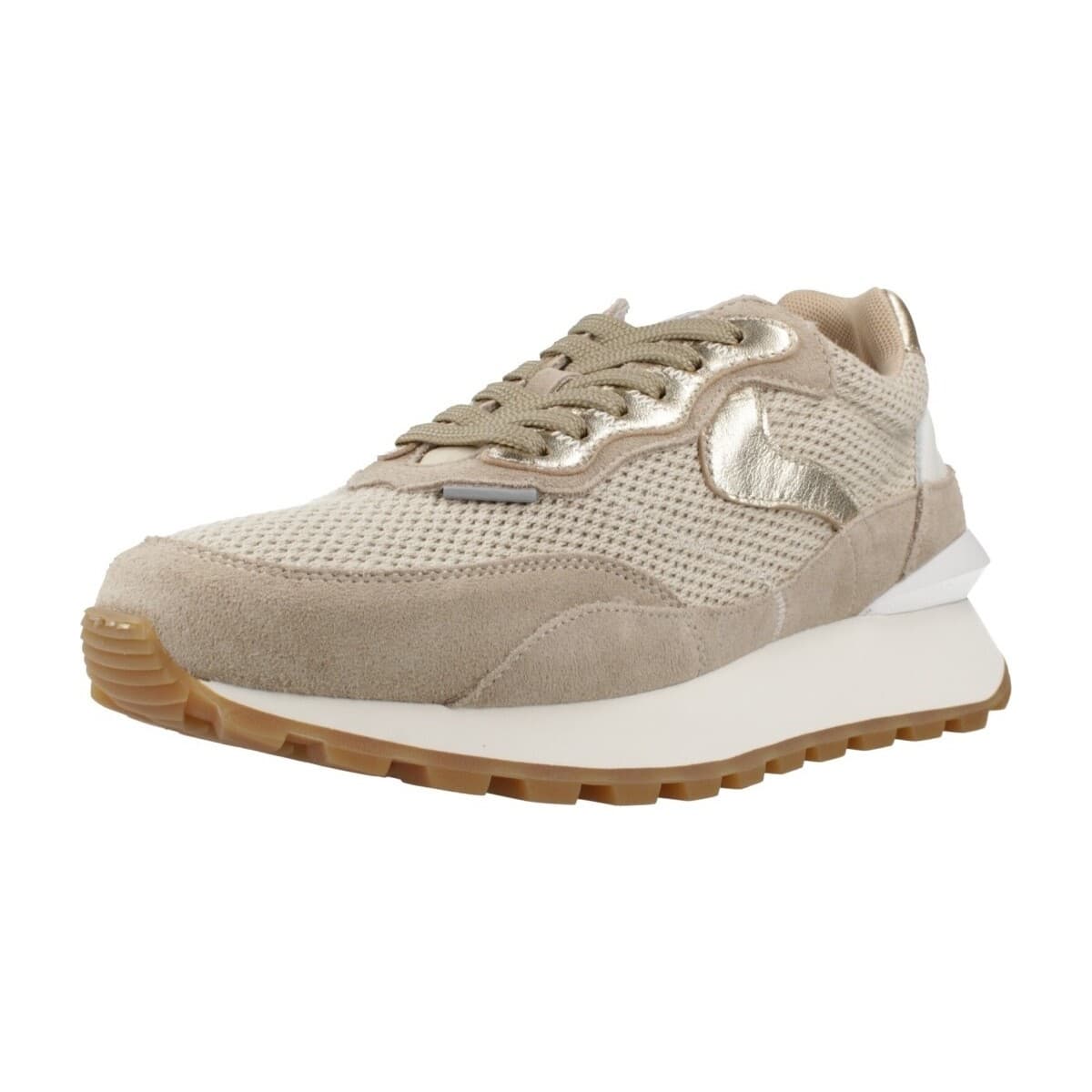 Women's Sneakers Voile Blanche Beige