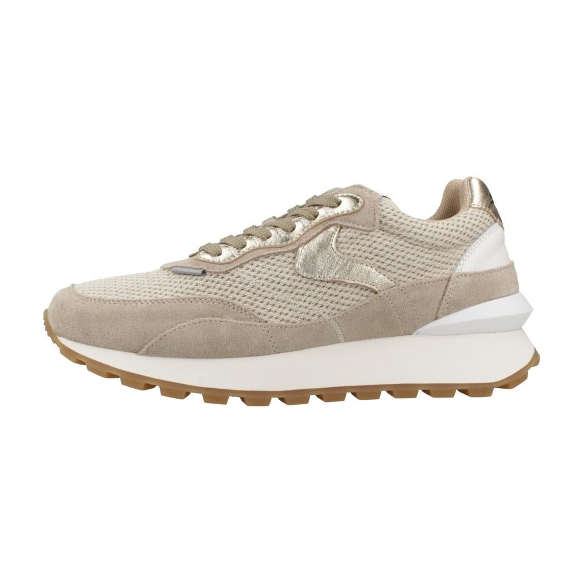 Women's Sneakers Voile Blanche Beige