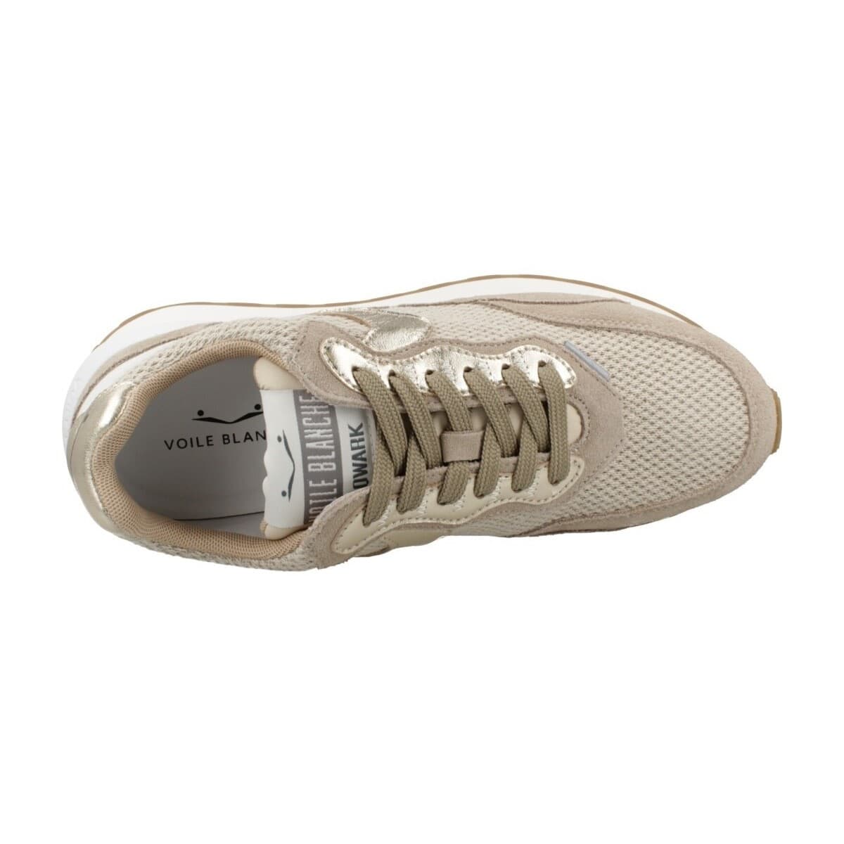 Women's Sneakers Voile Blanche Beige